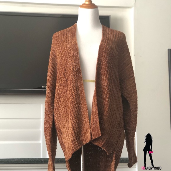 Pumpkin Spice Chenille Cardigan - Picture 5 of 6